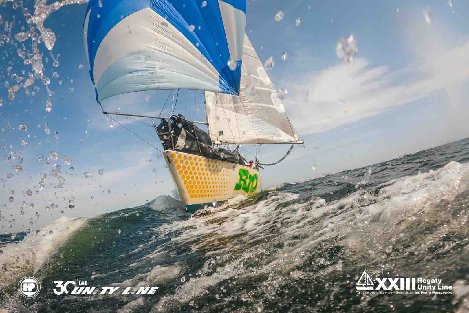 Rio Racing Team na jachcie podczas regat